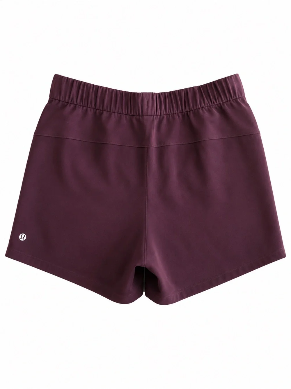 lululemon athletica Women's Burgundy Plum Elastic & Drawstring Athletic Shorts 8